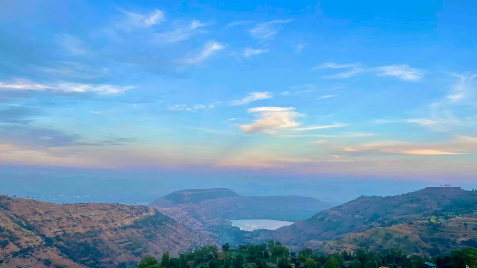 Sunset and Mist over Krishna Valley